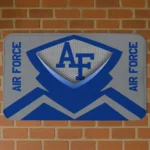 Air Force Falcons Ninja Mesh Blue Doormat