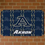 Akron Zips Bolt Row Blue Doormat