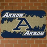 Akron Zips Plate Rip Blue Doormat