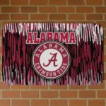 Alabama Crimson Tide Vertical Flow Crimson Doormat
