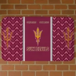 Arizona State Sun Devils Chevron Stack Maroon Doormat