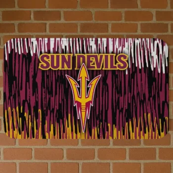 Arizona State Sun Devils Vertical Flow Maroon Doormat