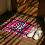 arizona-wildcats-chevron-geometrics-red-doormat-best-selling.webp