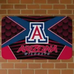 Arizona Wildcats Techno Camo Red Black Doormat