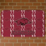 Arkansas Razorbacks Bolt Row Red Doormat