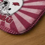 arkansas-razorbacks-helmet-centerpiece-red-doormat-best-selling.webp