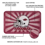 arkansas-razorbacks-helmet-centerpiece-red-doormat-best-selling.webp