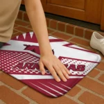 arkansas-razorbacks-sharp-flash-red-doormat-best-selling.webp
