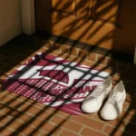 arkansas-razorbacks-sharp-flash-red-doormat-best-selling.webp