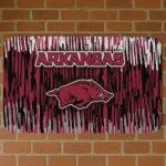 Arkansas Razorbacks Vertical Flow Red Doormat