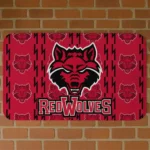 Arkansas State Red Wolves Bolt Row Scarlet Doormat