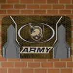 Army Black Knights Hexagon Oval Gold Doormat