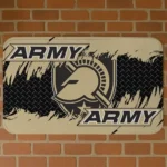 Army Black Knights Plate Rip Gold Doormat