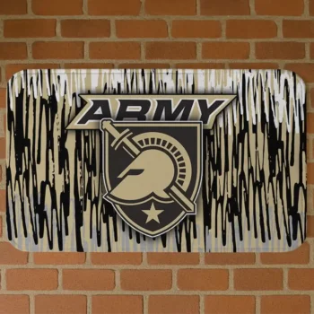 Army Black Knights Vertical Flow Gold Doormat