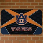 Auburn Tigers Techno Camo Navy Blue Black Doormat