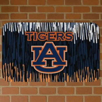 Auburn Tigers Vertical Flow Navy Blue Doormat
