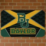 Baylor Bears Techno Camo Green Black Doormat