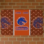 Boise State Broncos Chevron Stack Orange Doormat
