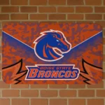 Boise State Broncos Layered Lines Orange Doormat