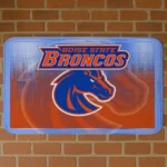 Boise State Broncos Pixel Blur Orange Doormat