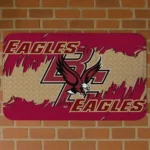 Boston College Eagles Plate Rip Maroon Doormat