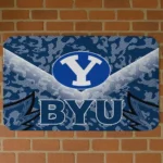 BYU Cougars Layered Lines Blue Doormat