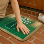 charlotte-49ers-pixel-blur-green-doormat-best-selling.webp