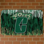 charlotte-49ers-vertical-flow-green-doormat-best-selling.webp