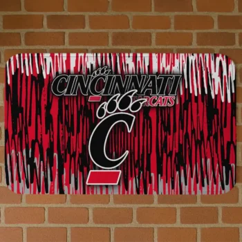 Cincinnati Bearcats Vertical Flow Red Doormat