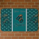 Coastal Carolina Chanticleers Chevron Stack Green Doormat