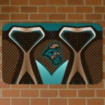 Coastal Carolina Chanticleers Torso Pattern Doormat