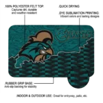 coastal-carolina-chanticleers-tribal-detailing-green-black-doormat-best-selling.webp