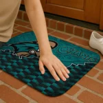 coastal-carolina-chanticleers-tribal-detailing-green-black-doormat-best-selling.webp
