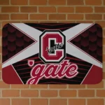 Colgate Raiders Techno Camo Maroon Black Doormat