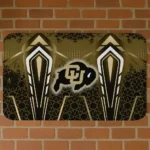 Colorado Buffaloes Graphic Stripes Gold Doormat