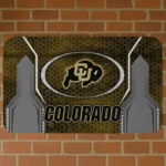 Colorado Buffaloes Hexagon Oval Gold Doormat