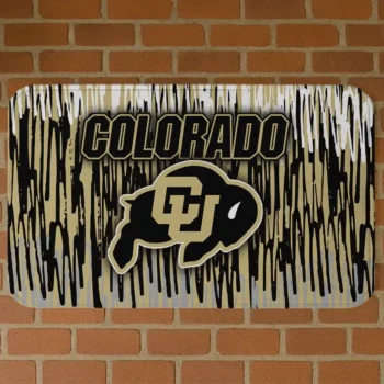 Colorado Buffaloes Vertical Flow Gold Doormat