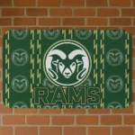 Colorado State Rams Bolt Row Green Doormat
