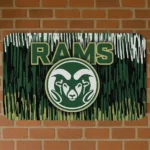 Colorado State Rams Vertical Flow Green Doormat