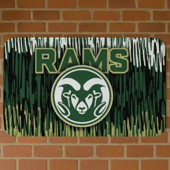 Colorado State Rams Vertical Flow Green Doormat
