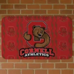 Cornell Big Red Bolt Row Red Doormat