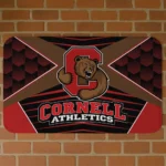 Cornell Big Red Techno Camo Red Black Doormat