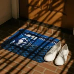 creighton-bluejays-tribal-detailing-blue-black-doormat-best-selling.webp