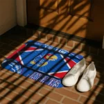 custom-kansas-jayhawks-football-crest-blue-black-doormat-best-selling.webp