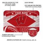 custom-wisconsin-badgers-football-crest-red-black-doormat-best-selling.webp