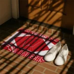 custom-wisconsin-badgers-football-crest-red-black-doormat-best-selling.webp