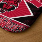 customized-arkansas-state-red-wolves-football-crest-scarlet-black-doormat-best-selling.webp