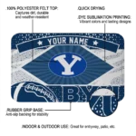 customized-byu-cougars-football-crest-blue-black-doormat-best-selling.webp