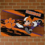 customized-clemson-tigers-mickey-quarterback-orange-black-doormat-best-selling.webp