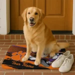 customized-clemson-tigers-mickey-quarterback-orange-black-doormat-best-selling.webp